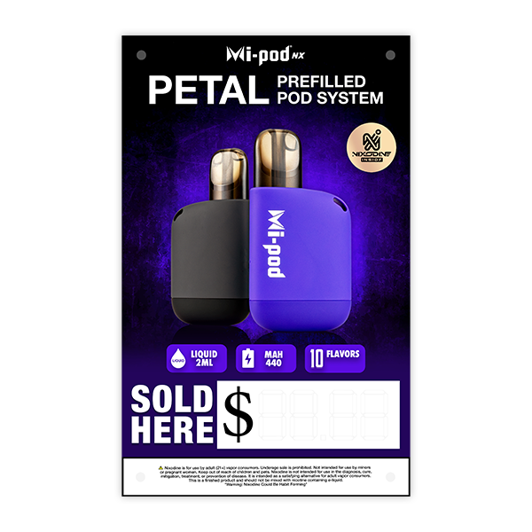 Mi-Pod NX Petal Vinyl Banner
