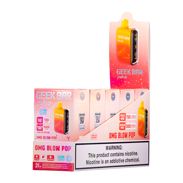 OMG Blow Pop Geek Bar Pulse
