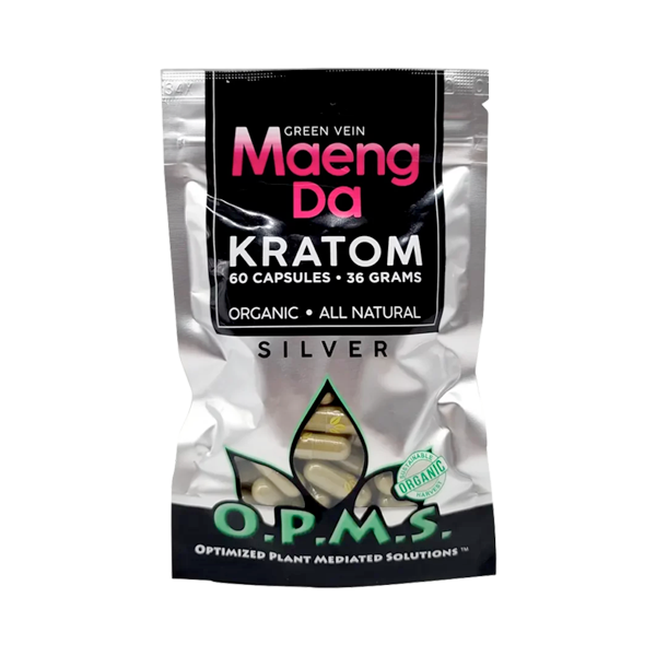 Green Maeng Da OPMS Silver Capsules