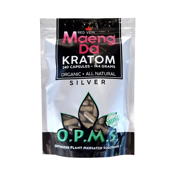 Red Vein Maeng Da OPMS Silver Capsules
