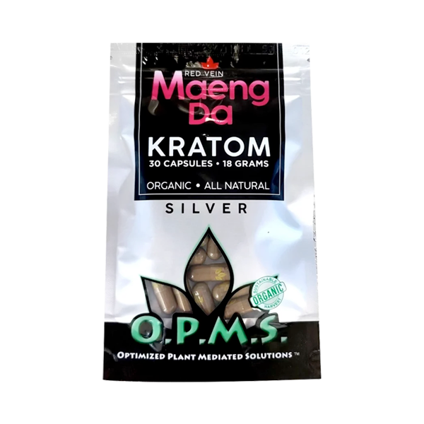 Red Vein Maeng Da OPMS Silver Capsules