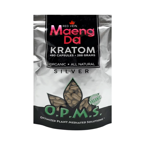 Red Vein Maeng Da OPMS Silver Capsules