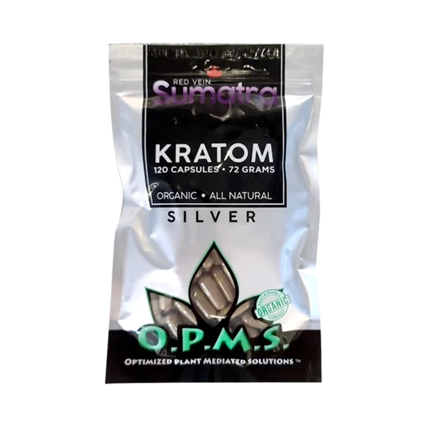 Red Vein Sumatra OPMS Silver Capsules