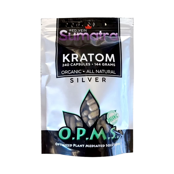 Red Vein Sumatra OPMS Silver Capsules