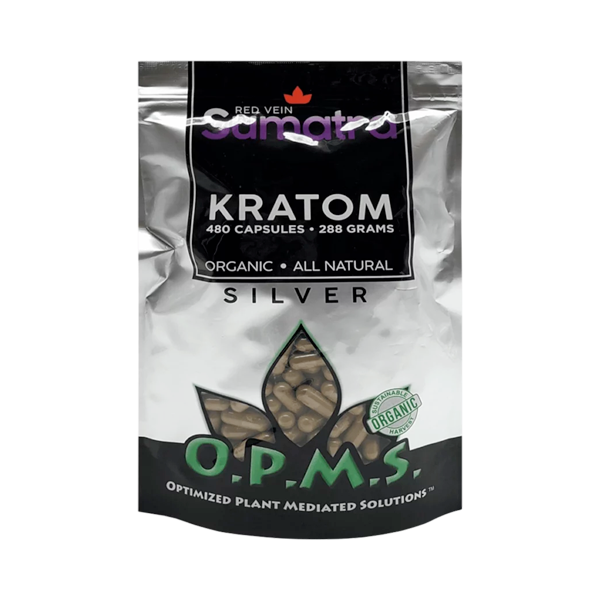 Red Vein Sumatra OPMS Silver Capsules