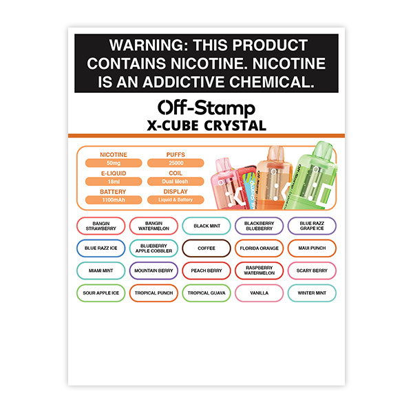 OFF STAMP X-Cube CRYSTAL Lamination