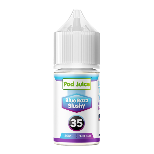 blue razz slushy vape Blue Razz Slushy Pod Juice Salts (Nixodine)