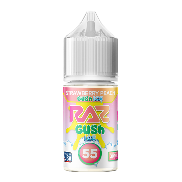 Strawberry Peach Gush Nixodine 30ml RAZ X POD JUICE 55 for Wholesale