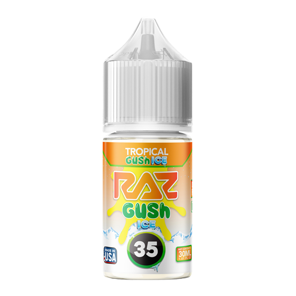 Tropical Gush Ice Nixodine 30ml RAZ X POD JUICE 35 for Wholesale