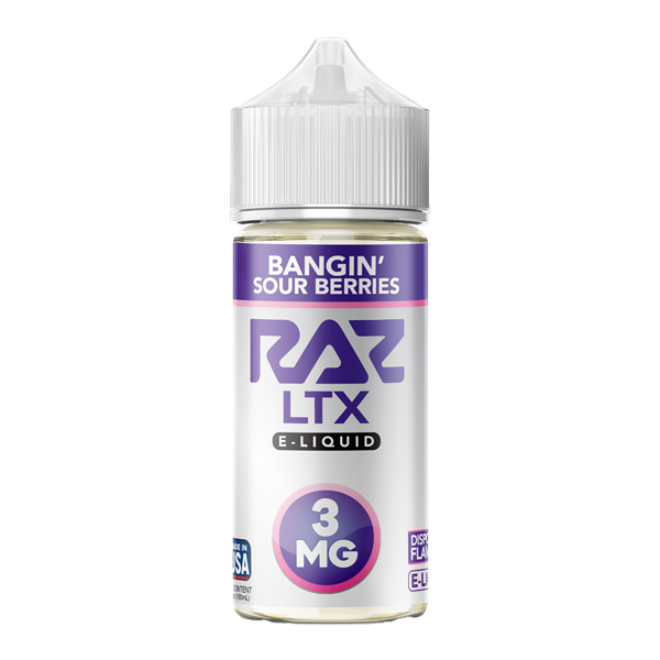 Bangin Sour Berries RAZ X Pod Juice 100ml LTX Edition for Wholesale