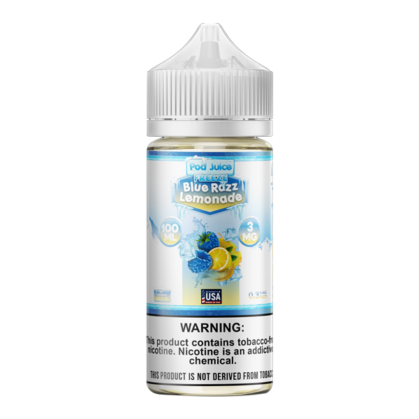Blue Razz Lemonade Freeze POD JUICE 100ml for Wholesale