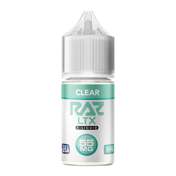 Clear POD JUICE x RAZ LTX Salts 30ml for Wholesale