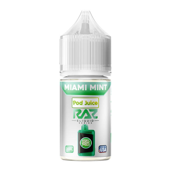 Miami Mint RAZ X Pod Juice Wholesale