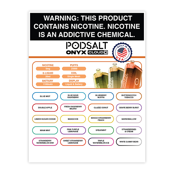 POD SALT Onyx Cloud X 5mg