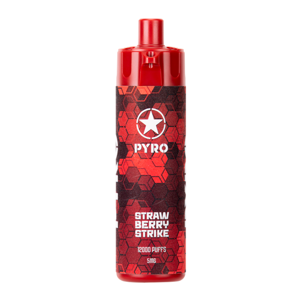 Strawberry Strike PYRO 12000 Wholesale Vapes Strawberry Strike PYRO 12000 Wholesale Vapes