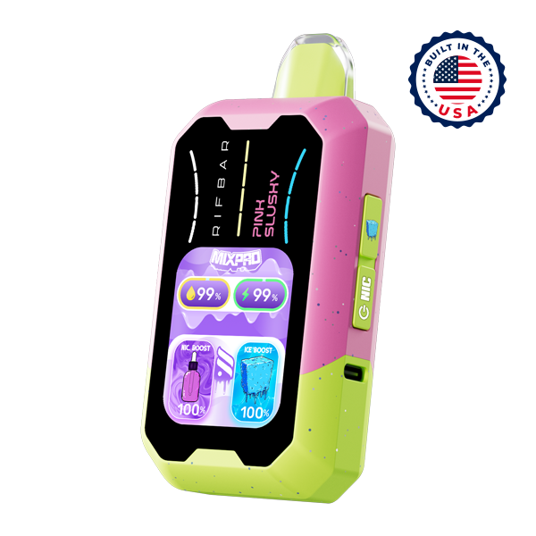 Pink Slushy RIFBAR MIXPRO USA ICE for Wholesale