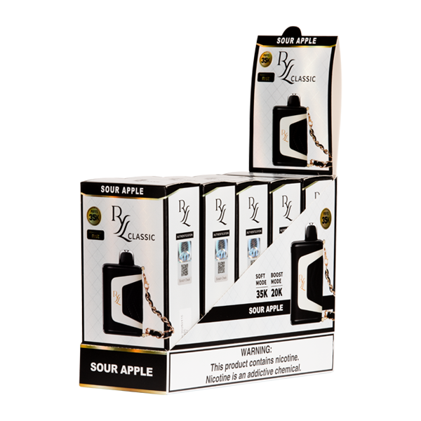 Sour Apple Ice RYL Classic by RAZ 5-Pack for Wholesale