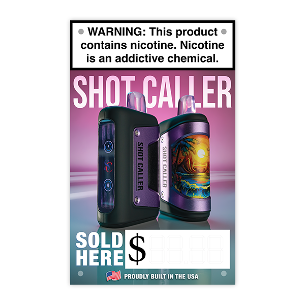 SHOT CALLER 40K Vinyl Banner