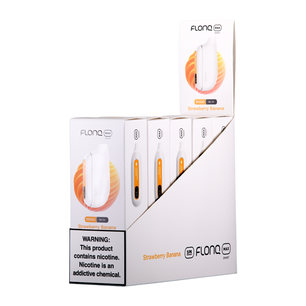 Strawberry Banana Flonq Max Smart Wholesale Vapes 5-Pack