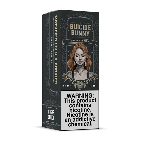 Mother's Milk & Cookies Suicide Bunny Salt E-Juice Box for Wholesale