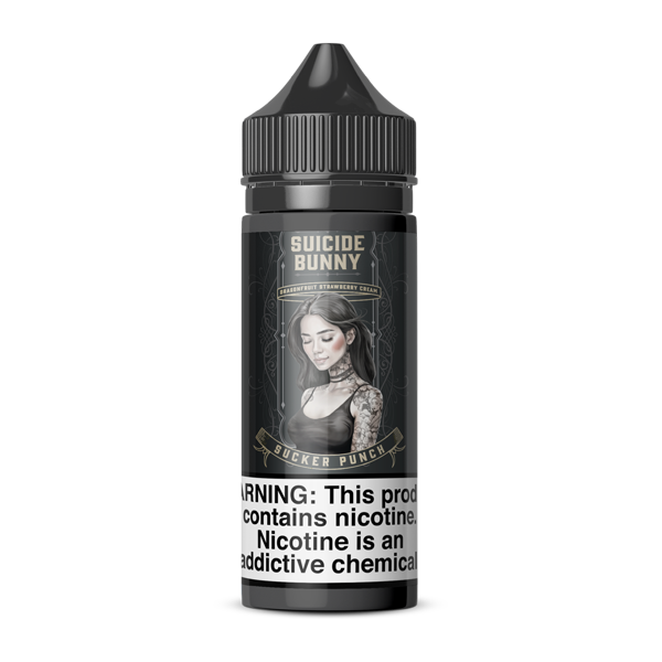 Sucker Punch Original Suicide Bunny Free Base E-Juice Bottle for Wholesale