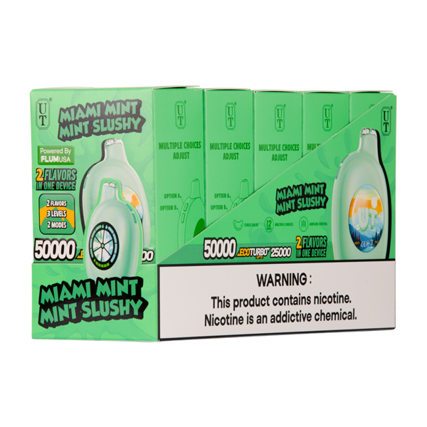 Miami Mint/Mint Slushy UT 50K Vapes for wholesale