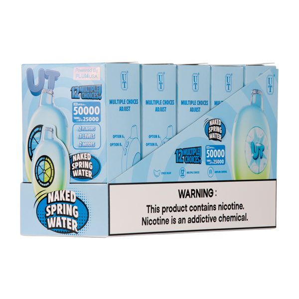 Naked/Spring Water UT 50K vapes for wholesale