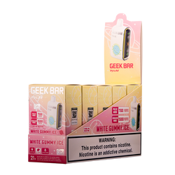 White Gummy Ice Geek Bar Pulse Wholesale Vapes 5-Pack
