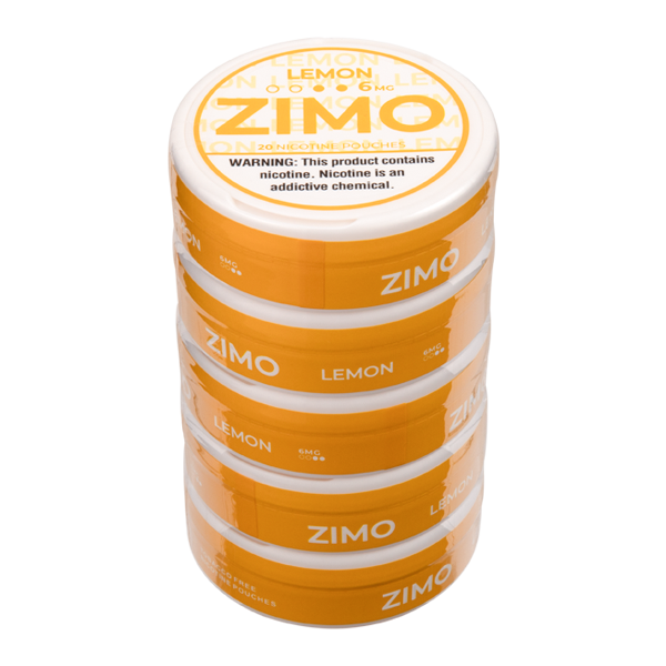 Roll of Lemon ZIMO Nicotine Pouches 6MG for Wholesale