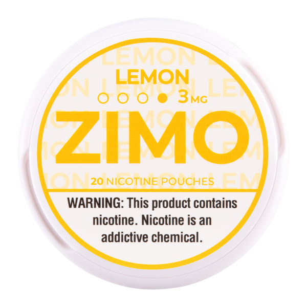 Lemon ZIMO Pouches 3MG for Wholesale