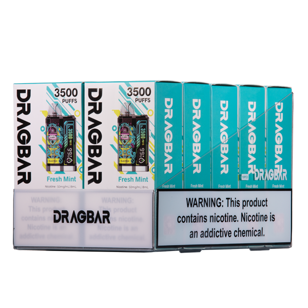 Fresh Mint Zovoo Dragbar B3500 10-Pack for Wholesale