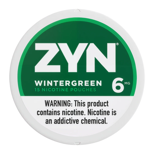 Wintergreen ZYN Pouches 6MG for Wholesale