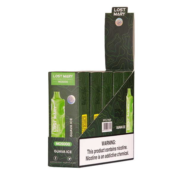Guava Ice  Lost Mary MO5000 Disposable Vape for Wholesale 5-Pack
