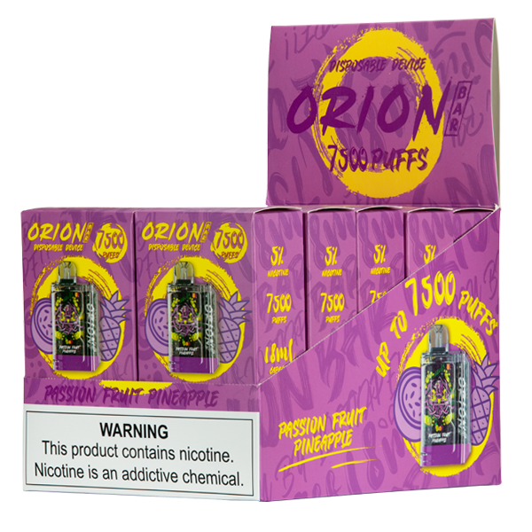 Disposable Vapes - Orion Bar 50000 Passion Fruit Pineapple Orion Bar Vape  For Wholesale - Mi-Pod Wholesale Australia Lost Vape