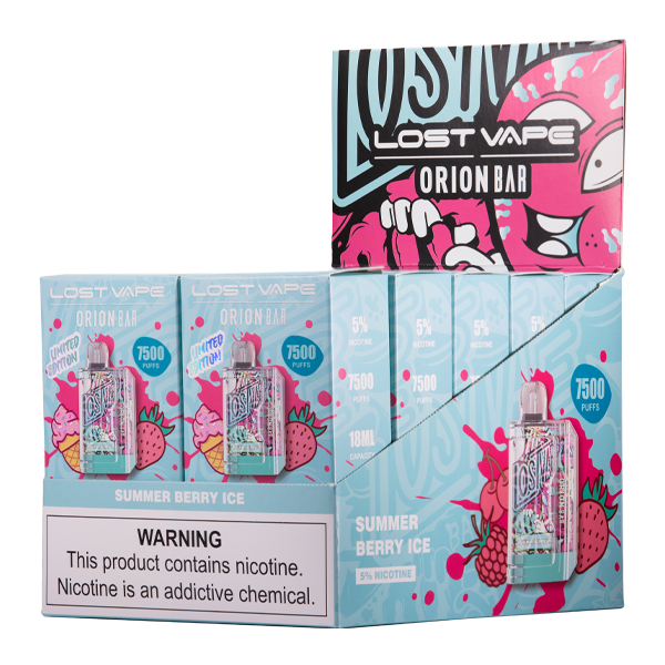 Summer Berry Ice Lost Vape Orion Bar 10-Pack for Wholesale