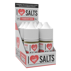Strawberry Guava vape juice by I Love Salts, available for online ordering for your vape shop