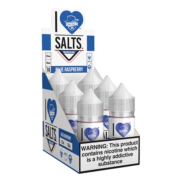 A sweet tasting blue raspberry vape juice flavor, shop in bulk for I love salts ejuice online