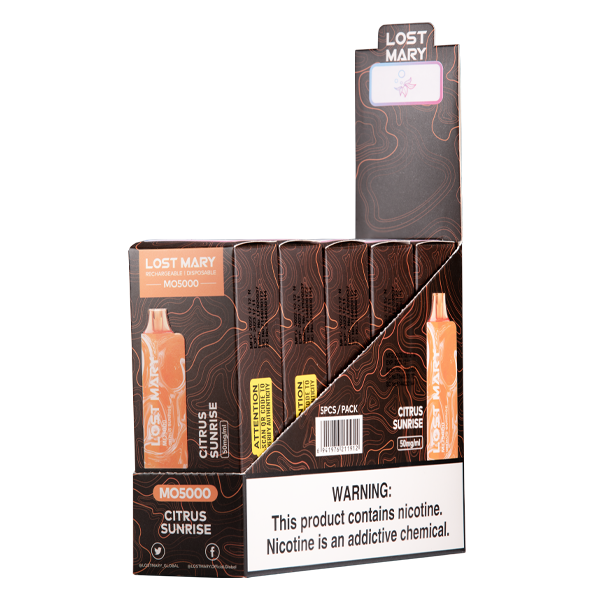 Citrus Sunrise Lost Mary MO5000 Vape 10pk Wholesale