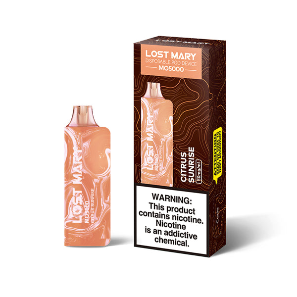 Citrus Sunrise Lost Mary MO5000 Packaging