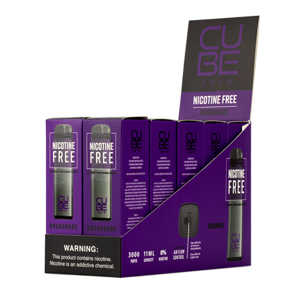 Dragonade Cube Zero Disposable Vape Device 10-Pack