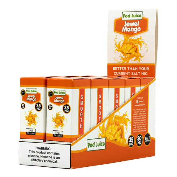 Jewel Mango by Pod Juice Wholesale Nicotine salts Jewel Mango by Pod Juice Wholesale Nicotine salts