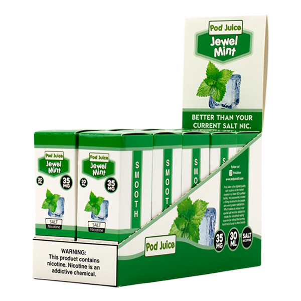 Jewel Mint by Pod Juice Wholesale Nicotine salts Jewel Mint by Pod Juice Wholesale Nicotine salts