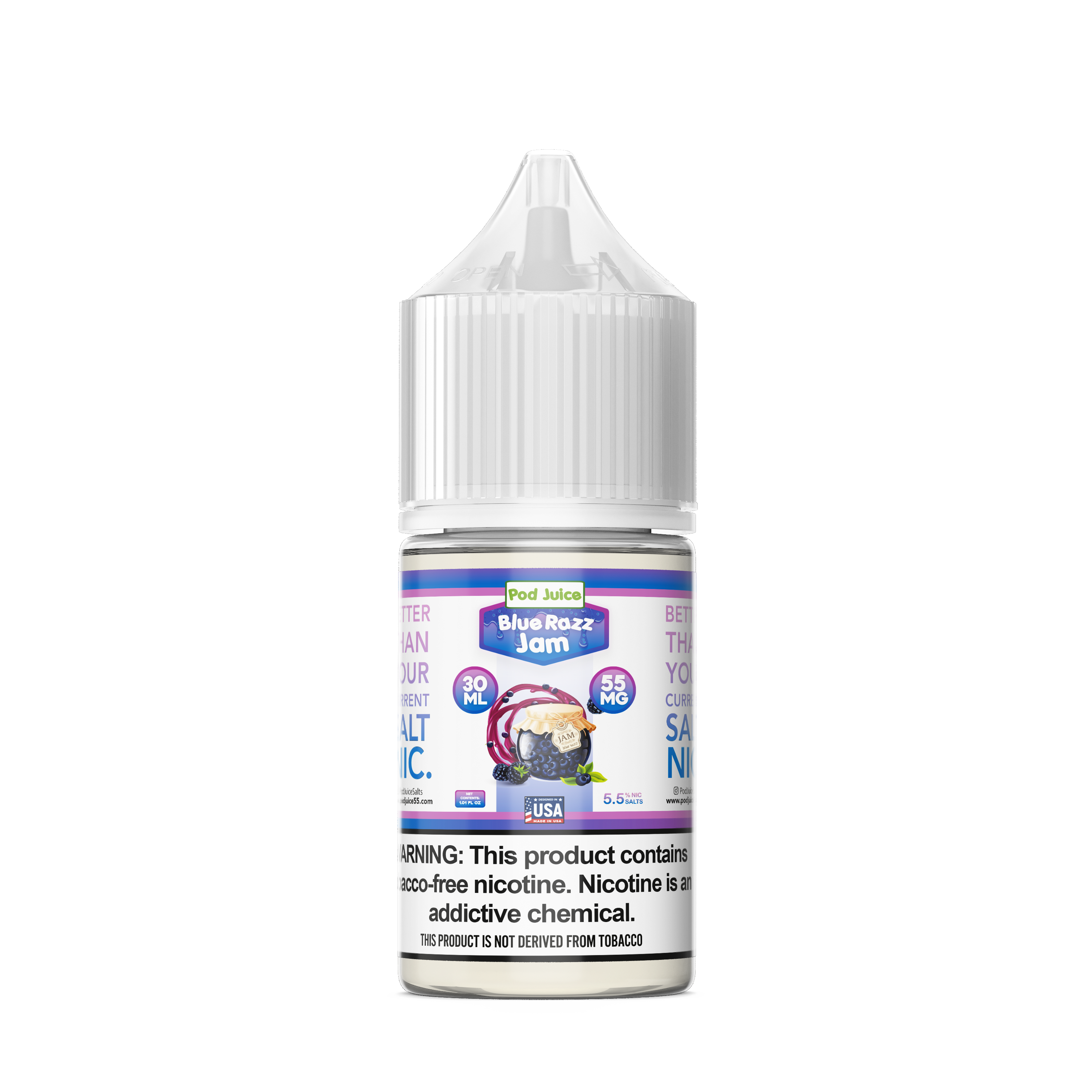 Blue Razz Jam Pod Juice Wholesale Pricing