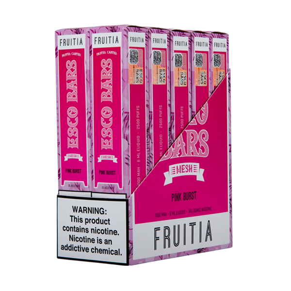 Pink Burst Esco Bar 10-Pack Box