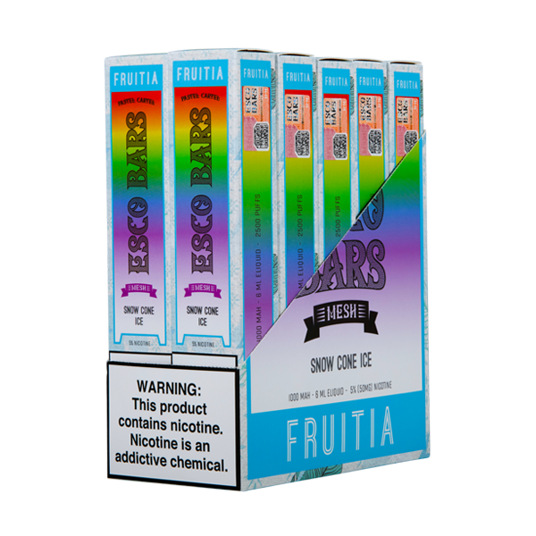 Snow Cone Ice Esco Bar 10-Pack Box