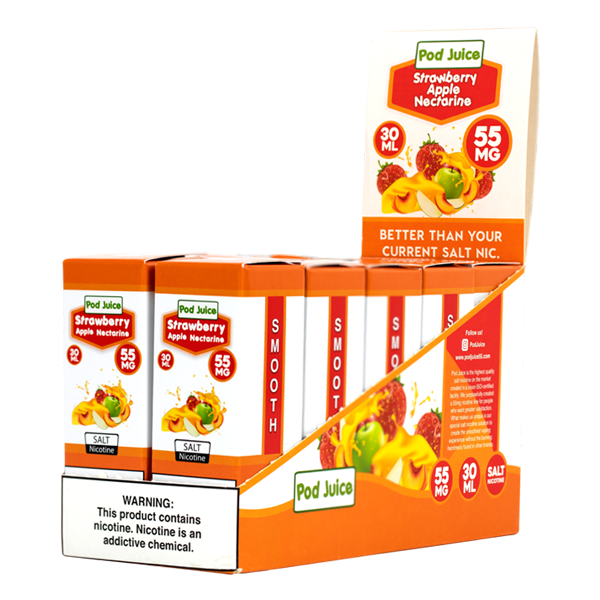 Browse the Strawberry Apple E-liquid from Pod Juice, available online at low wholesale prices