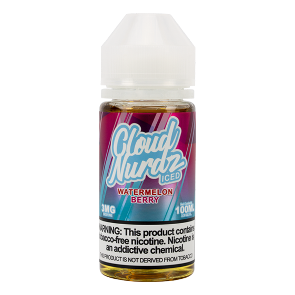 Iced Watermelon Berry by Cloud Nurdz 100mL Iced Watermelon Berry by Cloud Nurdz 100mL