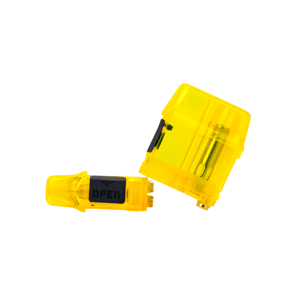 Yellow colored Mi-Pod PRO Pods, available online in packs of 10 for wholesale ordering