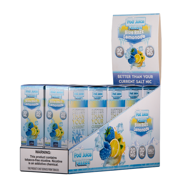 Wholesale Blue Razz Lemonade Freeze Pod Juice Wholesale Blue Razz Lemonade Freeze Pod Juice