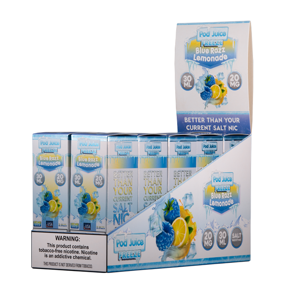 Wholesale Blue Razz Lemonade Freeze Pod Juice 10 pack